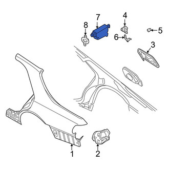 Infiniti OE - Rear Fuel Filler Door Lock Actuator
