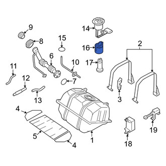 Infiniti OE - Fuel Pump Filter
