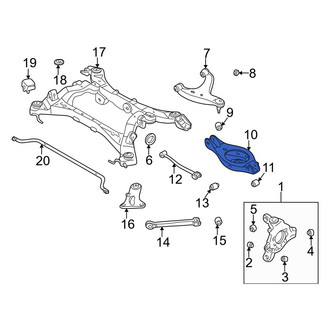 Infiniti OE - Front Left Suspension Control Arm