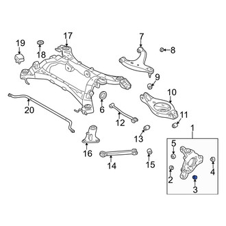 Infiniti OE - Rear Lower Forward Outer Suspension Control Arm Bushing