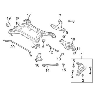 Infiniti OE - Rear Suspension - Suspension Components