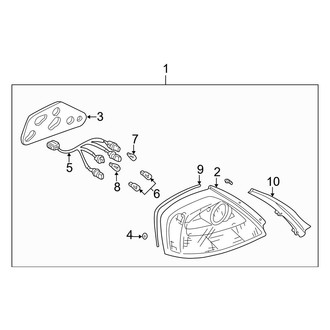 Infiniti OE - Rear Lamps - Combination Lamps