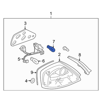 Infiniti OE - Rear Tail Light Bulb