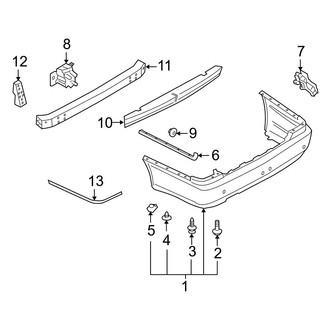 Infiniti OE - Rear Bumper - Bumper & Components