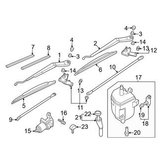 Infiniti OE - Windshield - Wiper & Washer Components