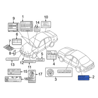 Infiniti OE - Fuel Information Label
