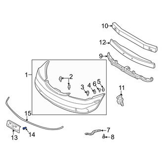 Infiniti OE - License Plate Bracket Grommet