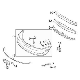 Infiniti OE - Front Bumper - Bumper & Components