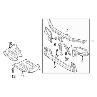 Infiniti OE - Radiator Support