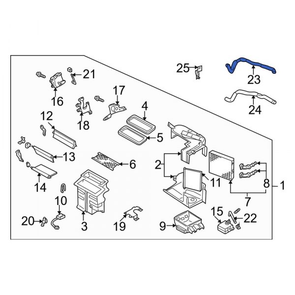 HVAC Heater Hose