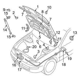 Infiniti OE - Hood & Grille - Hood & Components