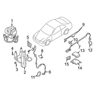 Infiniti OE - Electrical - ABS Components (From 07/01)
