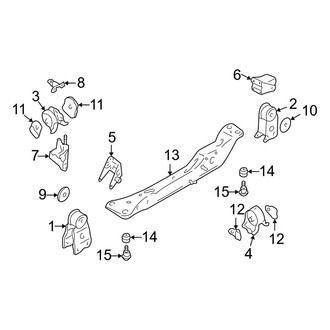 Infiniti OE - Engine / Transaxle - Engine & Transmission Mounting