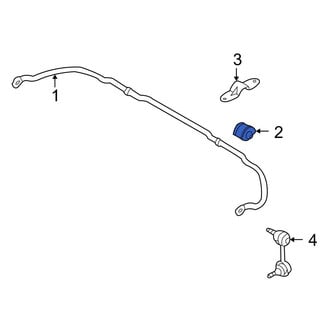 Infiniti OE - Front Suspension Stabilizer Bar Bushing