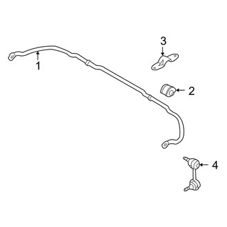 Infiniti OE - Front Suspension - Stabilizer Bar & Components