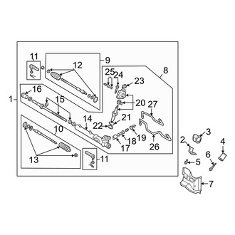 Infiniti OE - Steering Gear & Linkage
