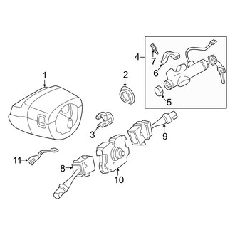 Infiniti OE - Steering Column - Shroud, Switches & Levers