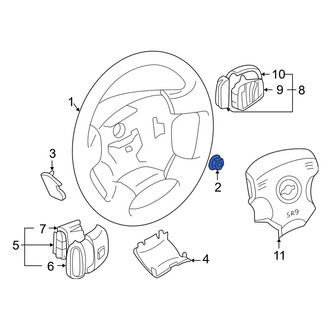 Infiniti OE - Steering Wheel Nut