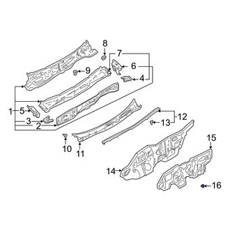 Infiniti OE - Dashboard Panel Insulator Clip