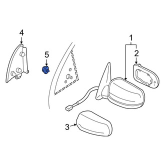 Infiniti OE - Door Mirror Trim Ring Screw