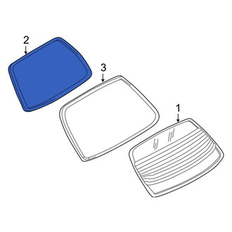 Infiniti OE - Rear Back Glass Seal