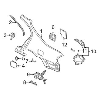 Infiniti OE - Quarter Panel & Components