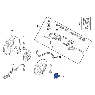 Infiniti OE - Wheel Bearing Dust Cap