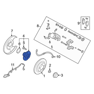Infiniti OE - Rear Wheel Bearing and Hub Assembly