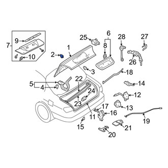 Infiniti OE - Deck Lid Stop Buffer