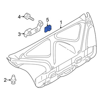 Infiniti OE - Front License Plate Bracket Nut