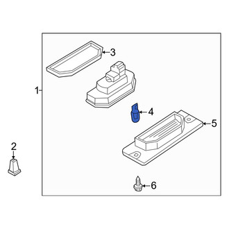 Infiniti OE - License Plate Light Bulb