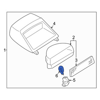 Infiniti OE - Center High Mount Stop Light Bulb