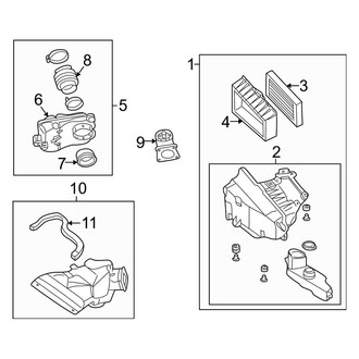 Infiniti OE - Engine / Transaxle - Air Intake