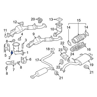 Infiniti OE - Catalytic Converter Bolt