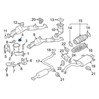 Infiniti OE - Catalytic Converter Nut
