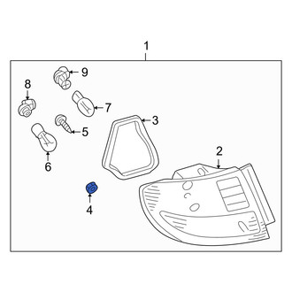 Infiniti OE - Window Regulator Guide Nut