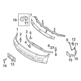 Infiniti OE - Front Bumper - Bumper & Components