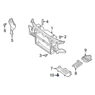 Infiniti OE - Rear Radiator Support Splash Shield Bolt