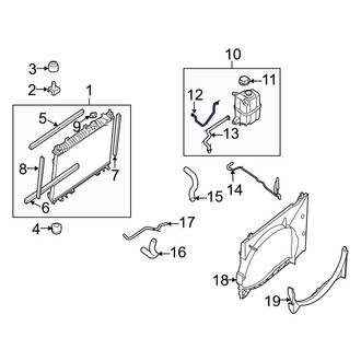 Infiniti OE - Engine Coolant Overflow Hose