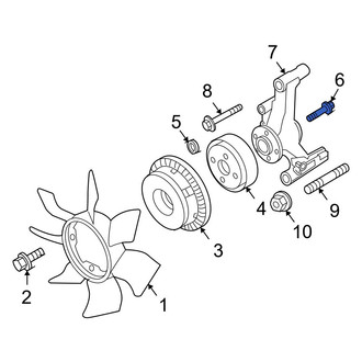 Infiniti OE - Engine Cooling Fan Pulley Stud