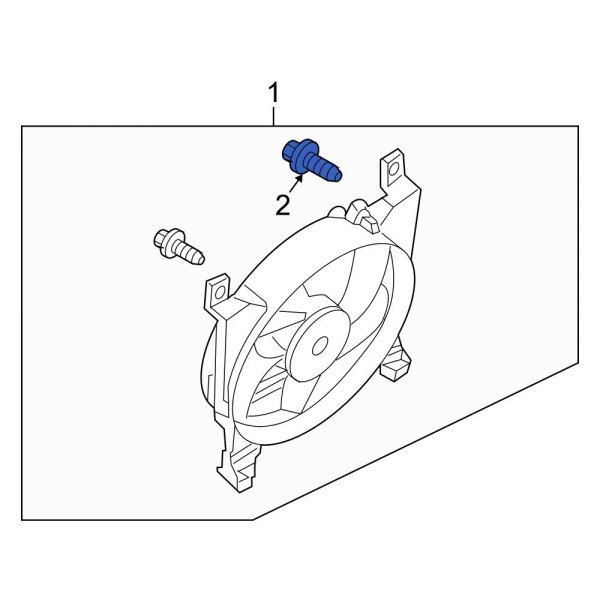 A/C Condenser Fan Assembly Bolt