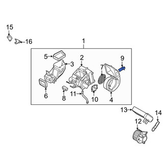 Infiniti OE - Rear HVAC Blower Motor Resistor