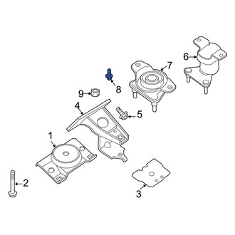 Infiniti OE - Seat Belt Lap and Shoulder Belt Bolt