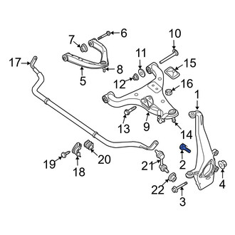 Infiniti OE - Front Upper Suspension Control Arm Bolt