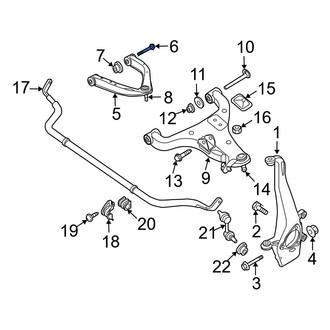 Infiniti OE - Front Upper Suspension Control Arm Bolt