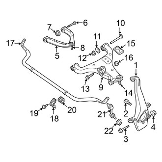 Infiniti OE - Front Suspension - Stabilizer Bar & Components
