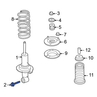 Infiniti OE - Suspension Strut Bolt