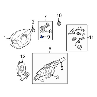 Infiniti OE - Steering Column Lock Bolt