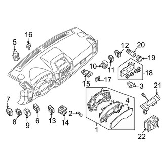 Infiniti OE - Instrument Panel - Cluster & Switches