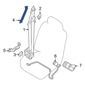 Infiniti OE - Front Seat Belt Height Adjuster